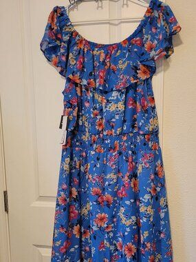 Blue Floral Studio One Dress